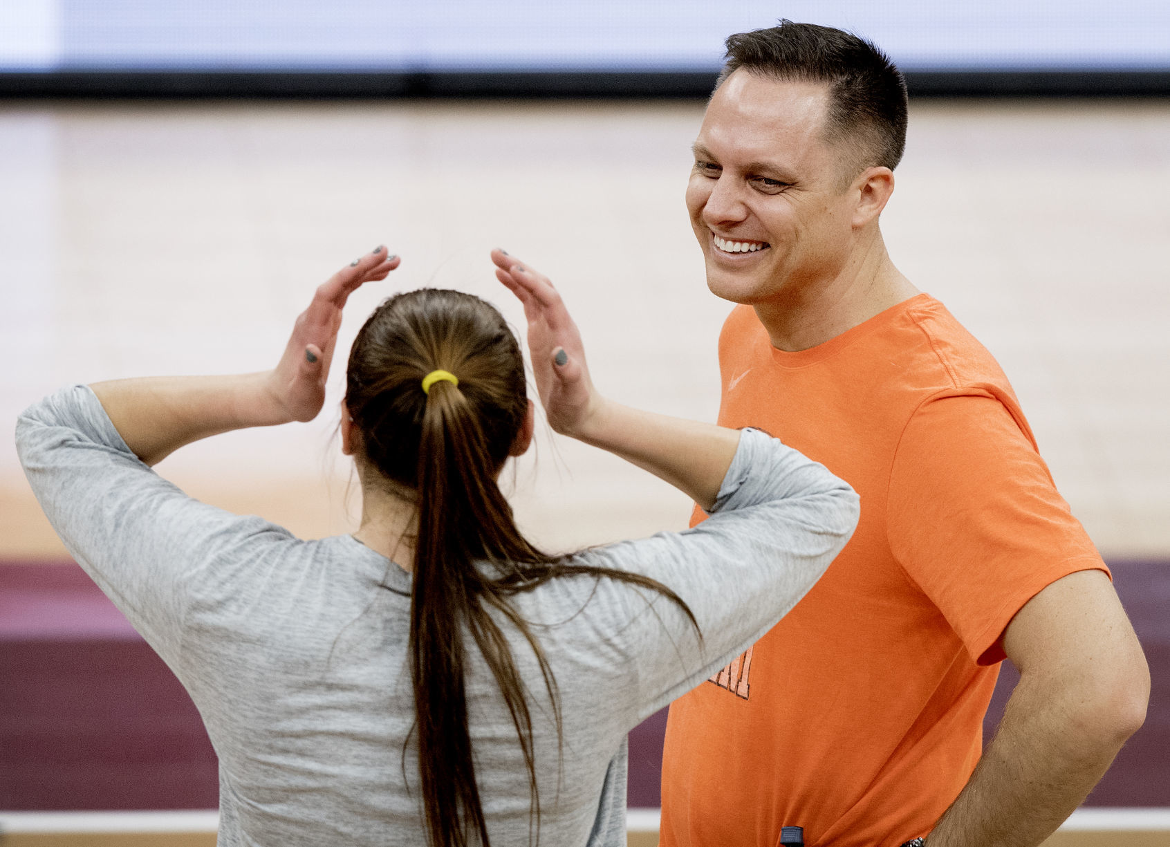 NU Volleyball Practice and Press Conference, 12.12
